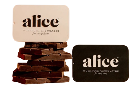 Alice Mushroom Chocolates